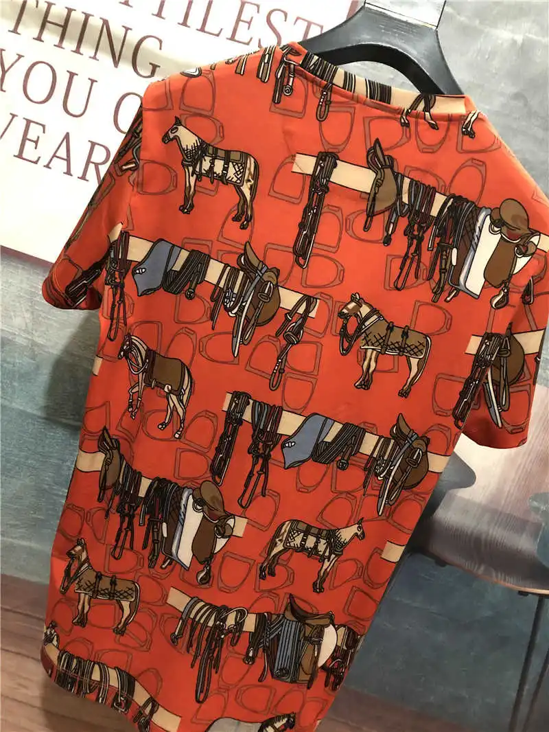 Chic Summer 2021 Women/men's casual T-shirts Europe Style Hot fashion print Men Tee Tops B771
Chic Summer 2021 Women/men's casual T-shirts Europe Style Hot fashion print Men Tee Tops B771