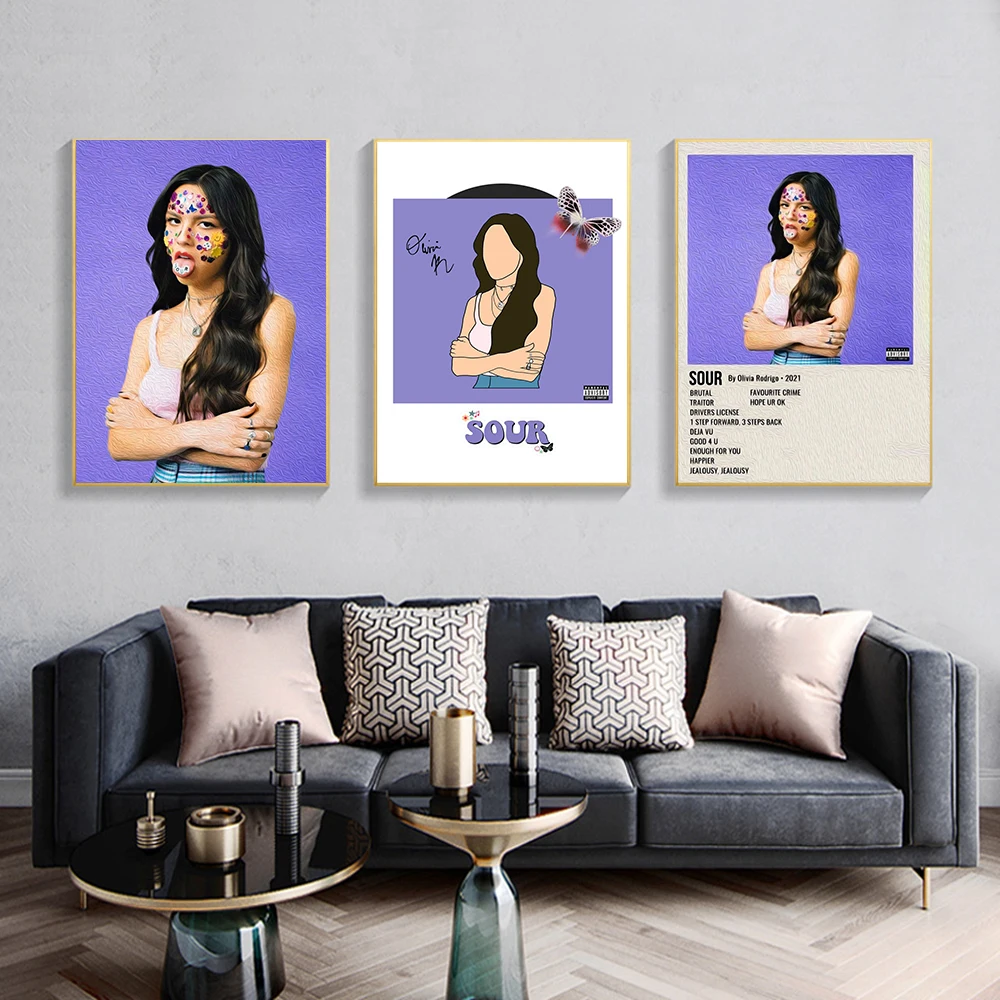 Olivia Rodrigo Poster Sour Music Album Cover Canvas Painting Butterfly Wall Art Pictures Nordic Prints Modern Home Decoration
Olivia Rodrigo Poster Sour Music Album Cover Canvas Painting Butterfly Wall Art Pictures Nordic Prints Modern Home Decoration
