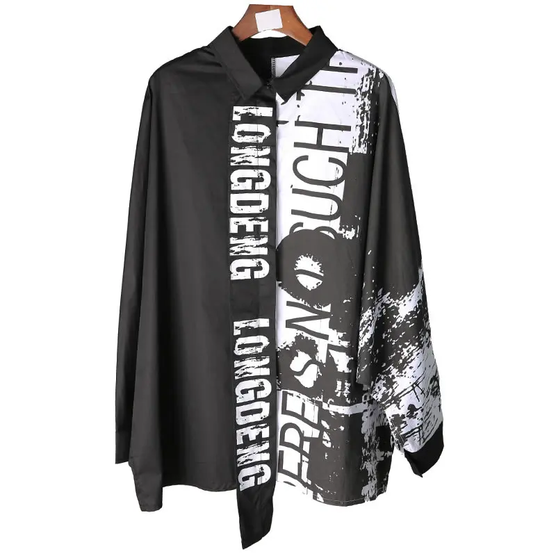 XITAO Letter Patchwork Print Casual Shirt Women Tide Fashion New Style Turn Down Collar Long Sleeve Single Breasted Top GCC4332
XITAO Letter Patchwork Print Casual Shirt Women Tide Fashion New Style Turn Down Collar Long Sleeve Single Breasted Top GCC4332