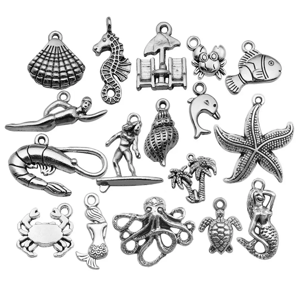 50pcs Marine Life Seashell Beach Mixed Smooth Charms Pendants DIY for Jewelry Making Necklace Bracelet and Crafting
50pcs Marine Life Seashell Beach Mixed Smooth Charms Pendants DIY for Jewelry Making Necklace Bracelet and Crafting