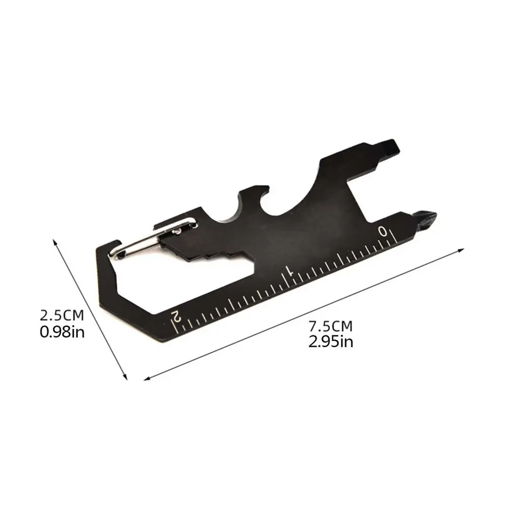 Outdoor Multi-function Tool Card Opener Keychain With Multi-purpose Gadgets Outdoor Tools Measuring Ruler
Outdoor Multi-function Tool Card Opener Keychain With Multi-purpose Gadgets Outdoor Tools Measuring Ruler