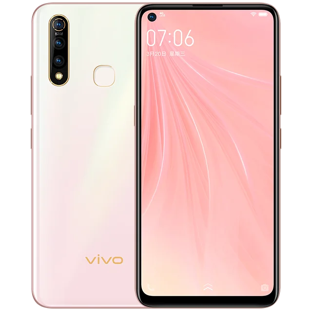 Vivo Z5x смартфон с 5 дюймовым дисплеем восьмиядерным процессором Snapdragon 6 53 ОЗУ ГБ ПЗУ