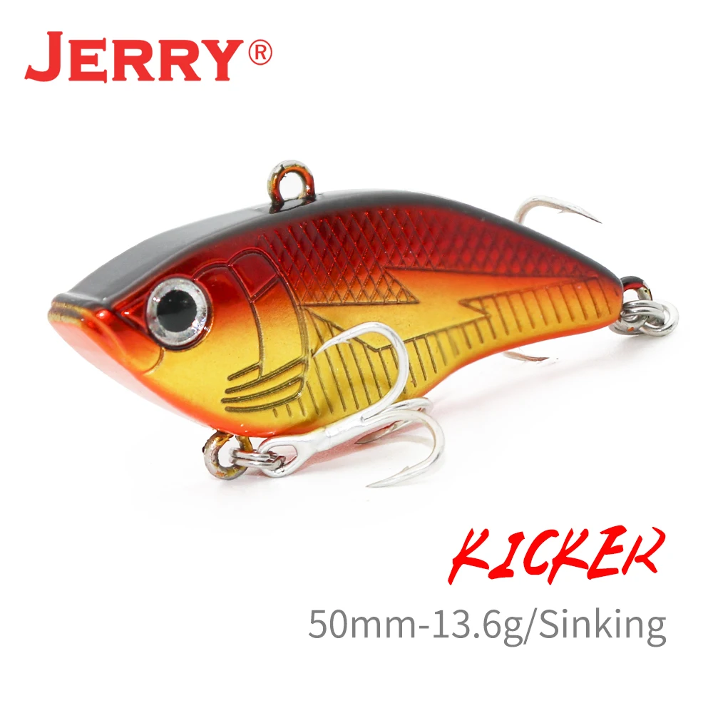 Jerry Kicker1pc 50mm 12.8g sinking VIB lipless crankbait wobblers vibration pike trout bass hard fishing lure pesca
Jerry Kicker1pc 50mm 12.8g sinking VIB lipless crankbait wobblers vibration pike trout bass hard fishing lure pesca