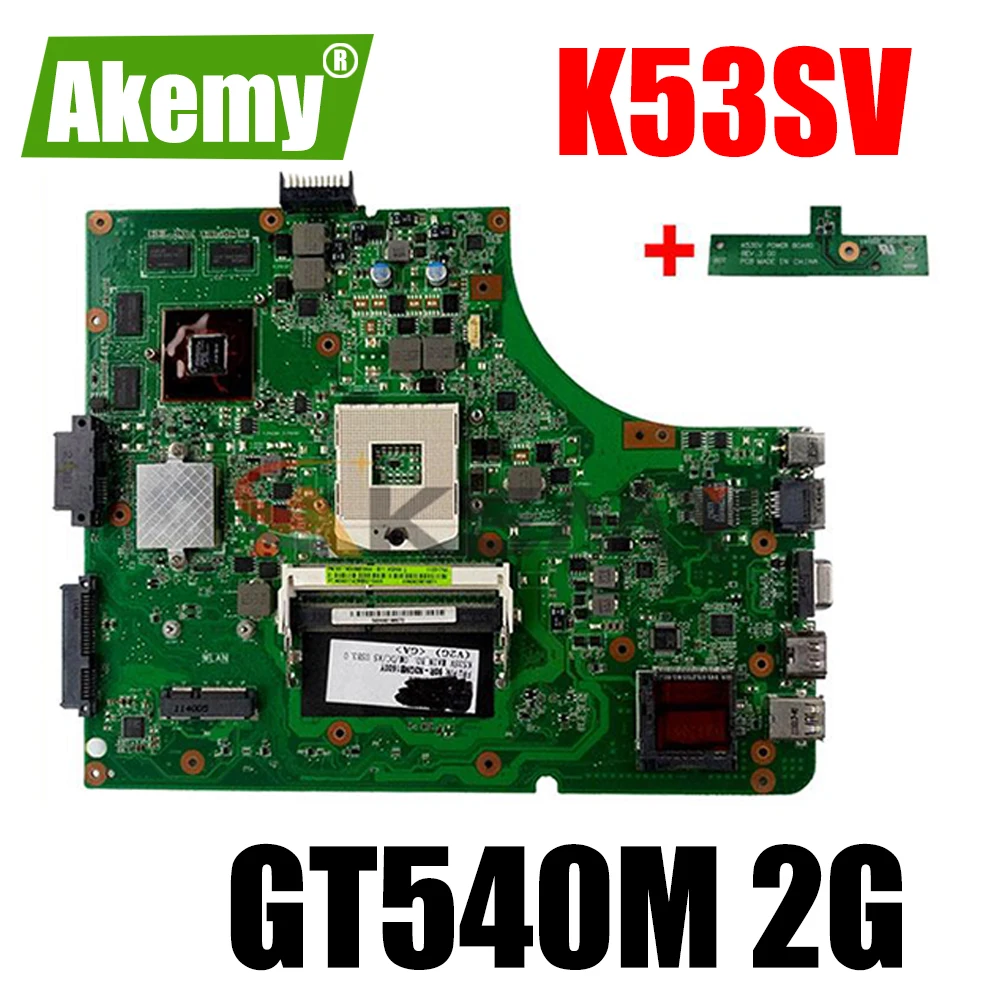 K53SV Laptop motherboard For Asus K53SM K53SC K53SJ K53S A53S K53SV original mainboard GT540M 2G 8*Memory tested full 100%
K53SV Laptop motherboard For Asus K53SM K53SC K53SJ K53S A53S K53SV original mainboard GT540M 2G 8*Memory tested full 100%