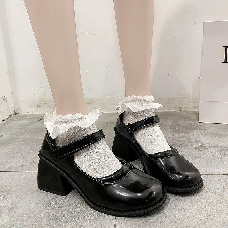 2021 Spring Women Shoes Japanese Style Lolita Shoes Women Vintage Soft High Heel Platform Shoes College Student Mary Jane Shoes
2021 Spring Women Shoes Japanese Style Lolita Shoes Women Vintage Soft High Heel Platform Shoes College Student Mary Jane Shoes