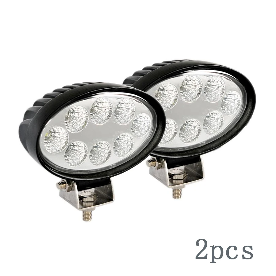 2Pcs Oval LED Spot Beam Driving Light 2000LM 24W Offroad Flood Work Light for SUV Car Truck
2Pcs Oval LED Spot Beam Driving Light 2000LM 24W Offroad Flood Work Light for SUV Car Truck