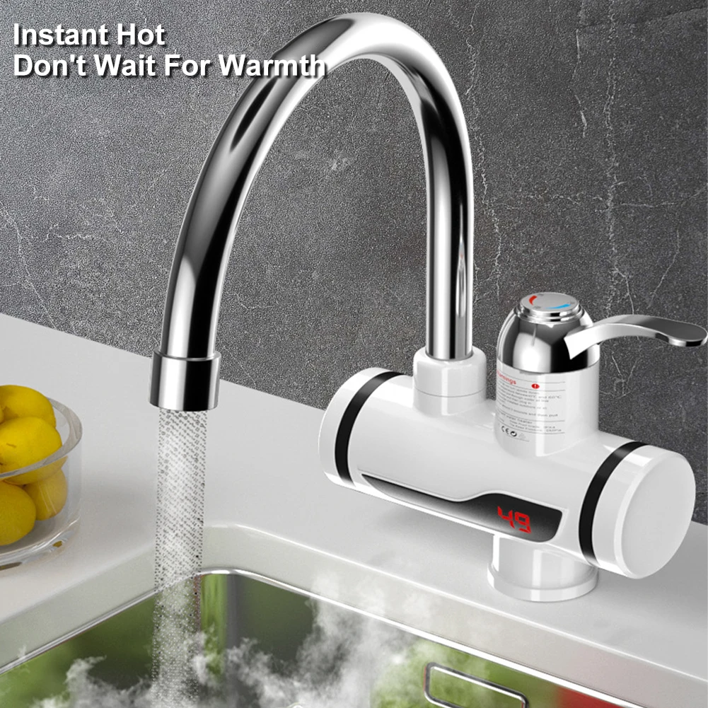 3000W Electric Faucet Water Heater Fast Heating Tap Water Faucet With Digital Display For Kitchen Bathroom Downside Water Inlet
3000W Electric Faucet Water Heater Fast Heating Tap Water Faucet With Digital Display For Kitchen Bathroom Downside Water Inlet