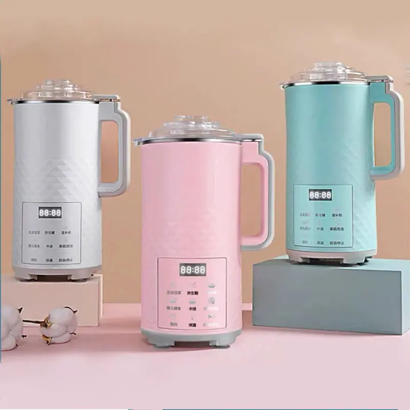 700ml Automatic Electric Soymilk Machine Household Multifunction Mini Juicer Soya-Bean Milk Stir Rice Paste Filter-free Maker 
700ml Automatic Electric Soymilk Machine Household Multifunction Mini Juicer Soya-Bean Milk Stir Rice Paste Filter-free Maker