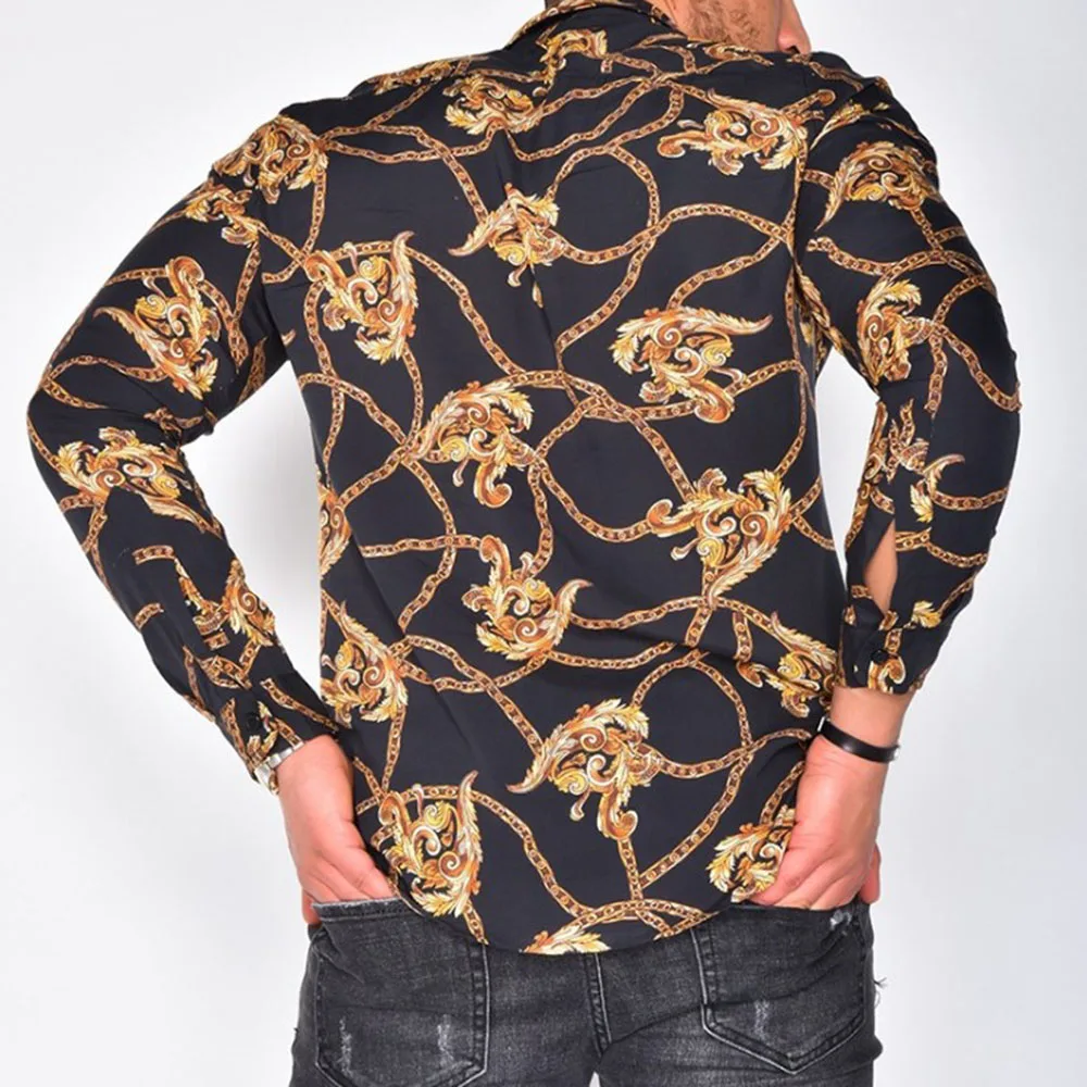 2021 Autumn New European American Men's Digital Printing Cardigan Casual Lapel Long-sleeved Shirt Fashion Trendy Single-breasted
2021 Autumn New European American Men's Digital Printing Cardigan Casual Lapel Long-sleeved Shirt Fashion Trendy Single-breasted