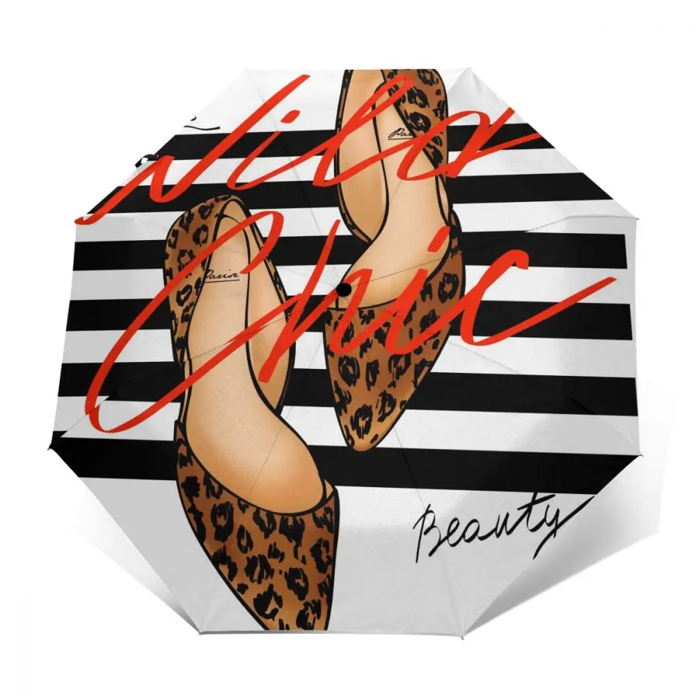 Automatic Umbrella Rain Women Three-folding Umbrella High Heel Shoe Illustration Windproof Umbrella Female Waterproof parasol
Automatic Umbrella Rain Women Three-folding Umbrella High Heel Shoe Illustration Windproof Umbrella Female Waterproof parasol