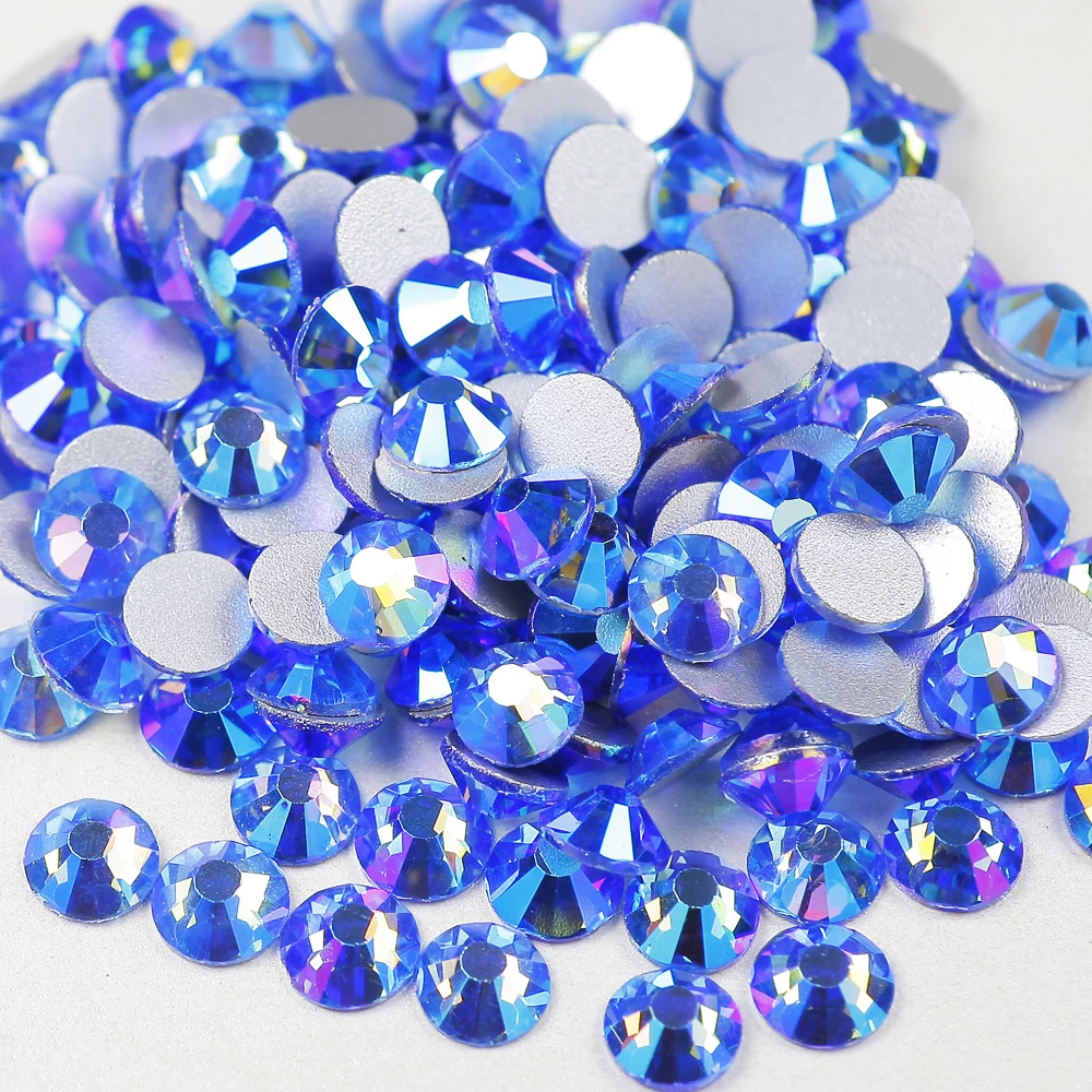 Yantuo crystal Lt.Sapphire ab ss3~ss20 1440pcs quality glitter strass glass stones flatback rhinestones For Nail decorate
Yantuo crystal Lt.Sapphire ab ss3~ss20 1440pcs quality glitter strass glass stones flatback rhinestones For Nail decorate