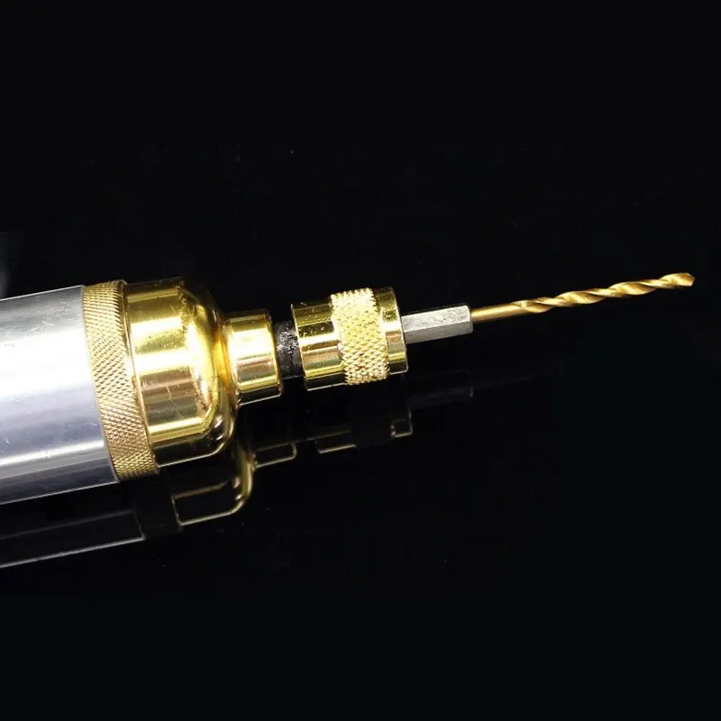 13pcs HSS Titanium Coated Drill Bits High Speed Steel Drill Bit Set 1/4 Hex Shank Power Drilling Tool for Wood 1.5-6.5mm
13pcs HSS Titanium Coated Drill Bits High Speed Steel Drill Bit Set 1/4 Hex Shank Power Drilling Tool for Wood 1.5-6.5mm