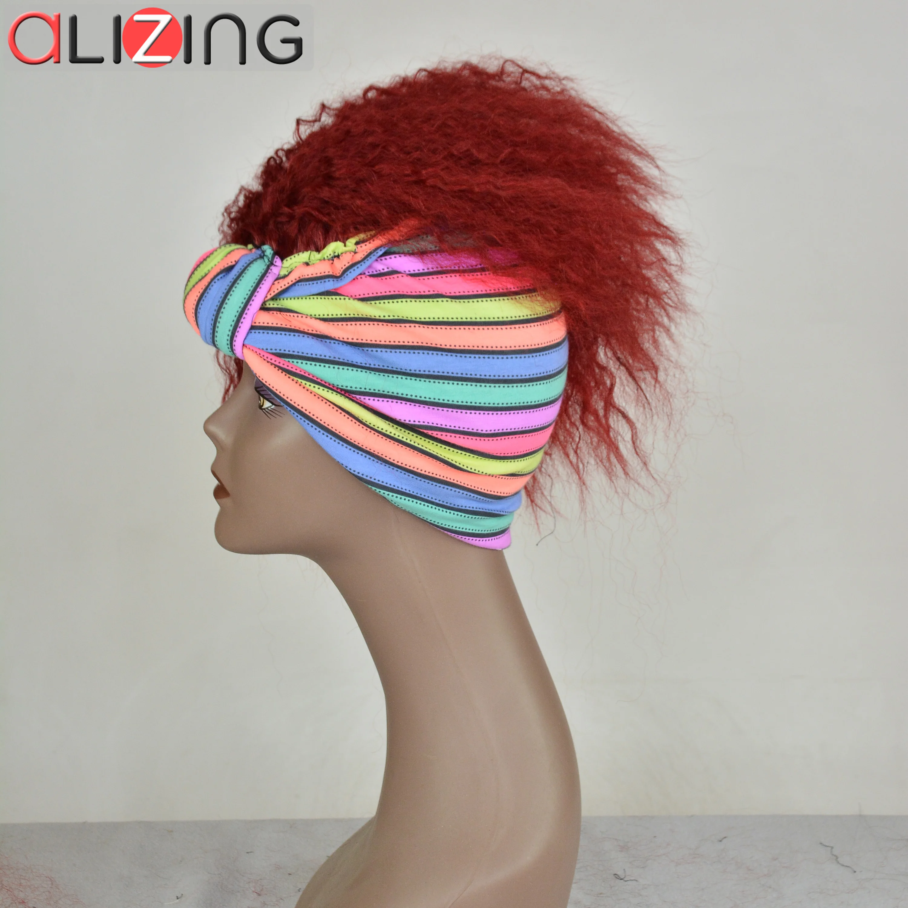 Alizing Short Kinky Curly Red Silky Soft Headband Wig Natural Synthetic Full Wig Heat Resistant Hairs For African American Women
Alizing Short Kinky Curly Red Silky Soft Headband Wig Natural Synthetic Full Wig Heat Resistant Hairs For African American Women