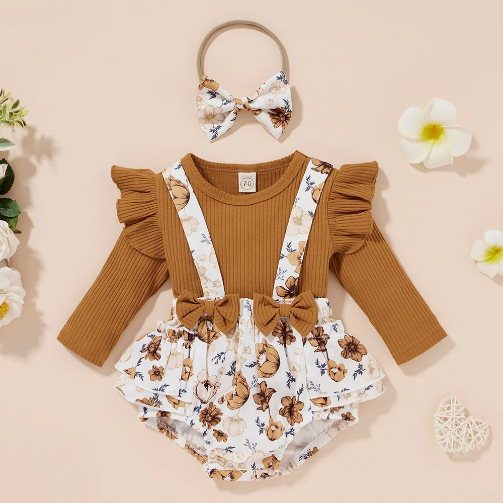 Infant Newborn Baby Girls Clothes 3Pcs Set Summer Solid Rullfe Sleeve Tops Flower Shorts Headband Toddler Outfits Clothing D30
Infant Newborn Baby Girls Clothes 3Pcs Set Summer Solid Rullfe Sleeve Tops Flower Shorts Headband Toddler Outfits Clothing D30