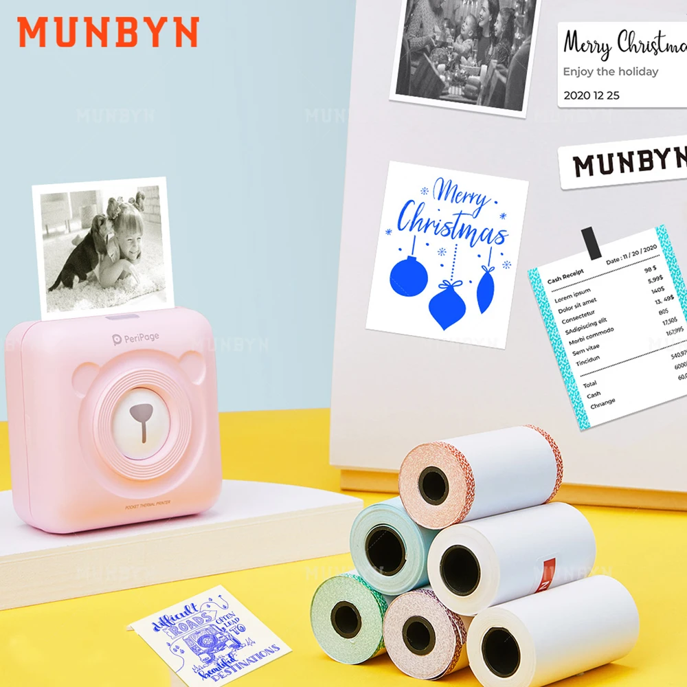 Peripage A6 Photo Printer 58mm Label Sticker Notes Color Paper Label For Peripage Roll Paper Color Sticker Paper Pack of 6 Rolls
Peripage A6 Photo Printer 58mm Label Sticker Notes Color Paper Label For Peripage Roll Paper Color Sticker Paper Pack of 6 Rolls