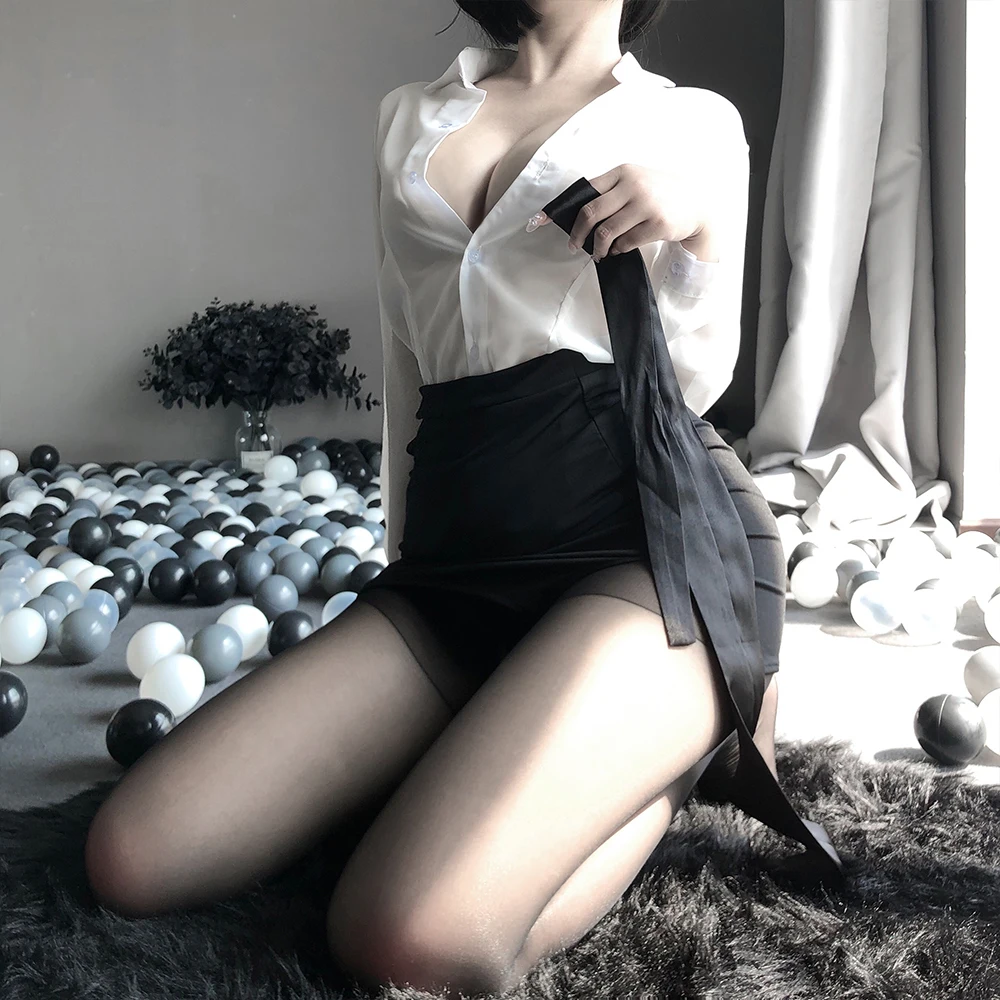 Miss Secretary Costume Sexy Women Teacher Cosplay Mini Skirt Secretary Office Uniform Roleplaying Blouse Outfit Themed Dress 
Miss Secretary Costume Sexy Women Teacher Cosplay Mini Skirt Secretary Office Uniform Roleplaying Blouse Outfit Themed Dress