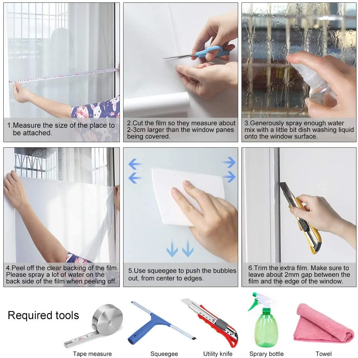 Frosted Window Film Privacy,Sun Blocking Removable Glass Covering,Opaque Static Cling Vinyl Glass Film for Bathroom Office
Frosted Window Film Privacy,Sun Blocking Removable Glass Covering,Opaque Static Cling Vinyl Glass Film for Bathroom Office