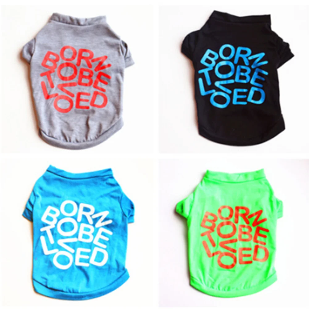 Small Dog Clothes Fashionable Beautiful Multi-color Printing Letters Sweater Coat Jacket Chihuahua Schnauzer Teddy Pet Clothes
Small Dog Clothes Fashionable Beautiful Multi-color Printing Letters Sweater Coat Jacket Chihuahua Schnauzer Teddy Pet Clothes