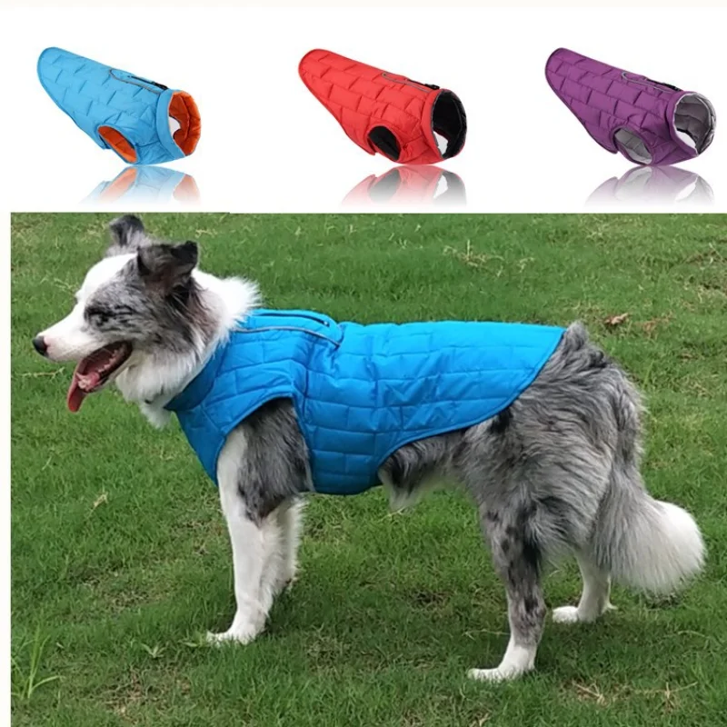Winter Pet Dog Clothes Jacket Small and Medium-sized Chihuahua French Bulldog Warmth Thickened Reflective Waterproof Vest Vest
Winter Pet Dog Clothes Jacket Small and Medium-sized Chihuahua French Bulldog Warmth Thickened Reflective Waterproof Vest Vest