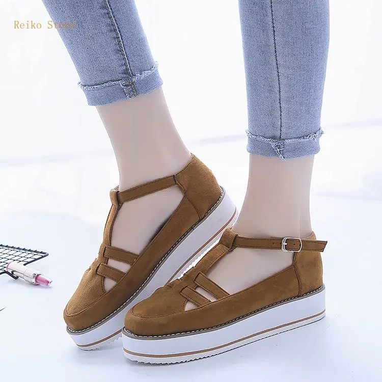 Summer New Fashion Sandals Women's Shoes Ankle-Strap Buckle Closed Toe Platform Polyurethane Cow Suede Frosted Mid Heel Hole
Summer New Fashion Sandals Women's Shoes Ankle-Strap Buckle Closed Toe Platform Polyurethane Cow Suede Frosted Mid Heel Hole