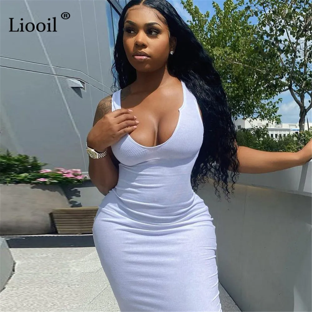 Liooil облегающее мини-платье на бретелях для женщин Лето 2021 пикантные женские платья в рубчик с открытыми плечами без рукавов уличная одежда ...
Liooil облегающее мини-платье на бретелях для женщин Лето 2021 пикантные женские платья в рубчик с открытыми плечами без рукавов уличная одежда ...