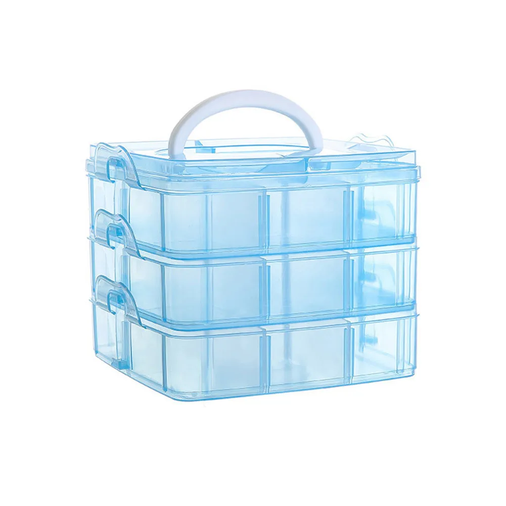 3 Layers 18 Compartments Clear Storage Box Container Jewelry Bead Organizer Case Rangement Plastic Organizer Girl Storage Box
3 Layers 18 Compartments Clear Storage Box Container Jewelry Bead Organizer Case Rangement Plastic Organizer Girl Storage Box