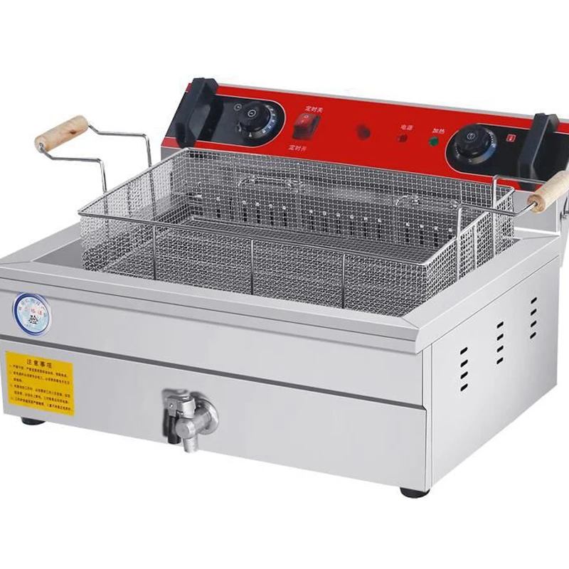 Commercial Electric Single Slot Youtiao Machine Stainless Steel Fully Automatic Fried Chicken French Fries Fry Pan Home 20/30L
Commercial Electric Single Slot Youtiao Machine Stainless Steel Fully Automatic Fried Chicken French Fries Fry Pan Home 20/30L