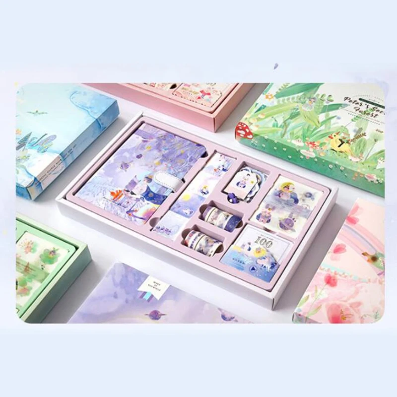T3LB Portable Traveler Journal Notebook Hand Book Set Stationery Set Gift for Kid Journal Stickers for School 4 Colors Choose
T3LB Portable Traveler Journal Notebook Hand Book Set Stationery Set Gift for Kid Journal Stickers for School 4 Colors Choose
