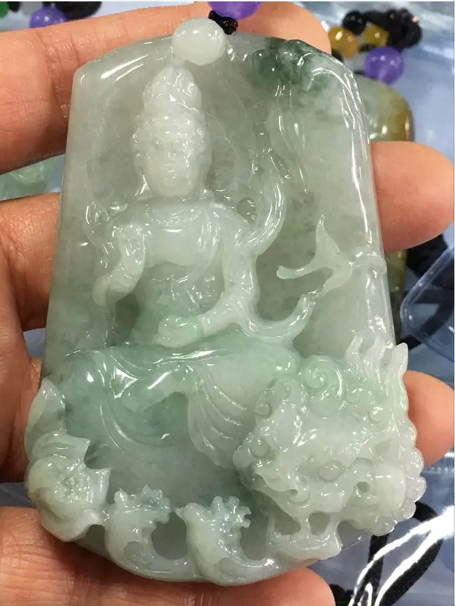 Natural Myanmar green jade pendant hand carved dragon guanyin jade pendant jadeite jade necklaces men pendants jade jewelry
Natural Myanmar green jade pendant hand carved dragon guanyin jade pendant jadeite jade necklaces men pendants jade jewelry
