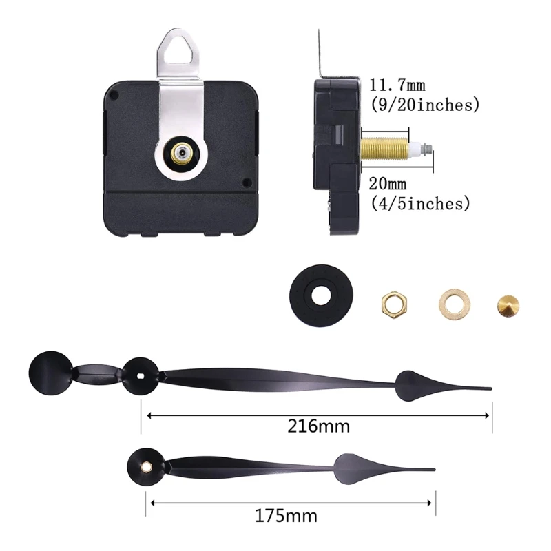 Metal Hour Minute and Second Hand-controlled Clock Movement Wall Clock Movement Metal Division Seconds Clock Movement Cl GXMA
Metal Hour Minute and Second Hand-controlled Clock Movement Wall Clock Movement Metal Division Seconds Clock Movement Cl GXMA