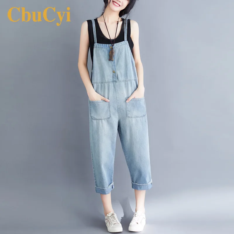 Women Denim Jumpsuits Plus Size 2020 Bleached Jeans Loose Overalls for Womens Rompers Thin Denim Jumpsuits Playsuits Oversized 
Women Denim Jumpsuits Plus Size 2020 Bleached Jeans Loose Overalls for Womens Rompers Thin Denim Jumpsuits Playsuits Oversized