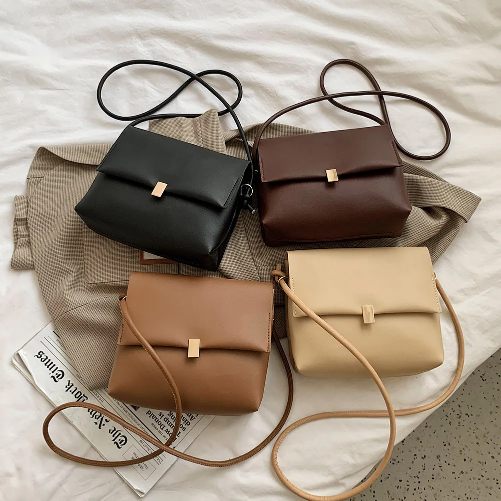 Solid Color Shoulder Messenger Bag Fashion Simple PU Leather Crossbody Bags Women Handbags Totes Bags Clutch Bag
Solid Color Shoulder Messenger Bag Fashion Simple PU Leather Crossbody Bags Women Handbags Totes Bags Clutch Bag
