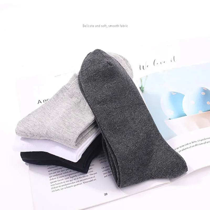 5pcs Brand Men's Cotton Socks New Style Solid color Business Men Socks Four Seasons Soft for Male Socks Plus Size 44-48
5pcs Brand Men's Cotton Socks New Style Solid color Business Men Socks Four Seasons Soft for Male Socks Plus Size 44-48
