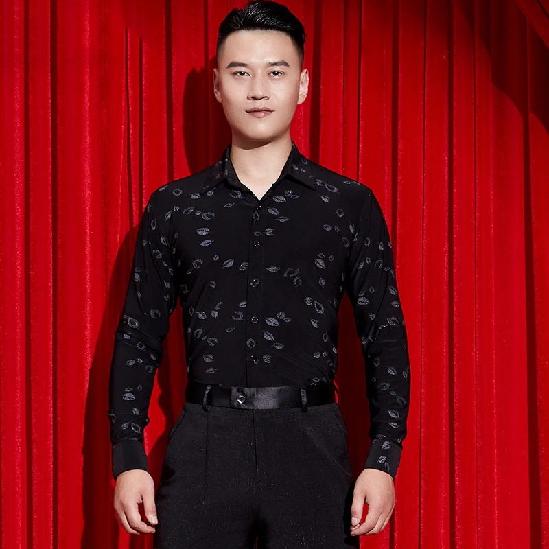 Men'S Latin Dance Practice Tops Plus Size Modern Ballroom Waltz Tango Stage Male Dance Wear Adult Performance Shirts DWY2249
Men'S Latin Dance Practice Tops Plus Size Modern Ballroom Waltz Tango Stage Male Dance Wear Adult Performance Shirts DWY2249