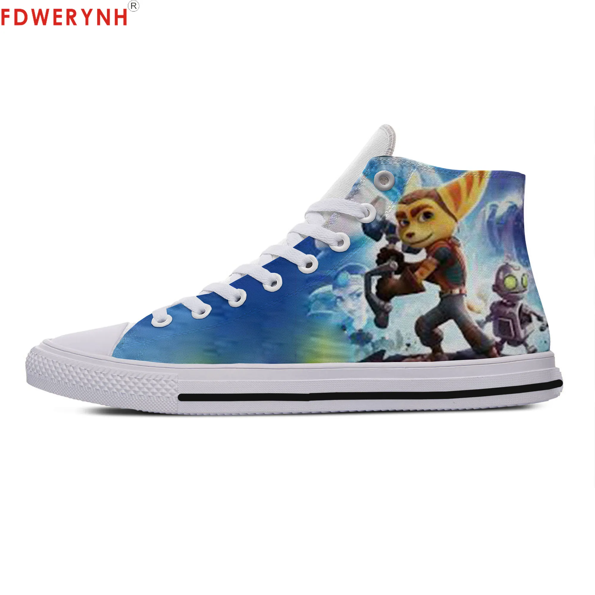 Women's Customized Casual Canvas Shoes Cute Game For Ratchet Clank High Top Shoes Women Breathable Custom Shoes
Women's Customized Casual Canvas Shoes Cute Game For Ratchet Clank High Top Shoes Women Breathable Custom Shoes