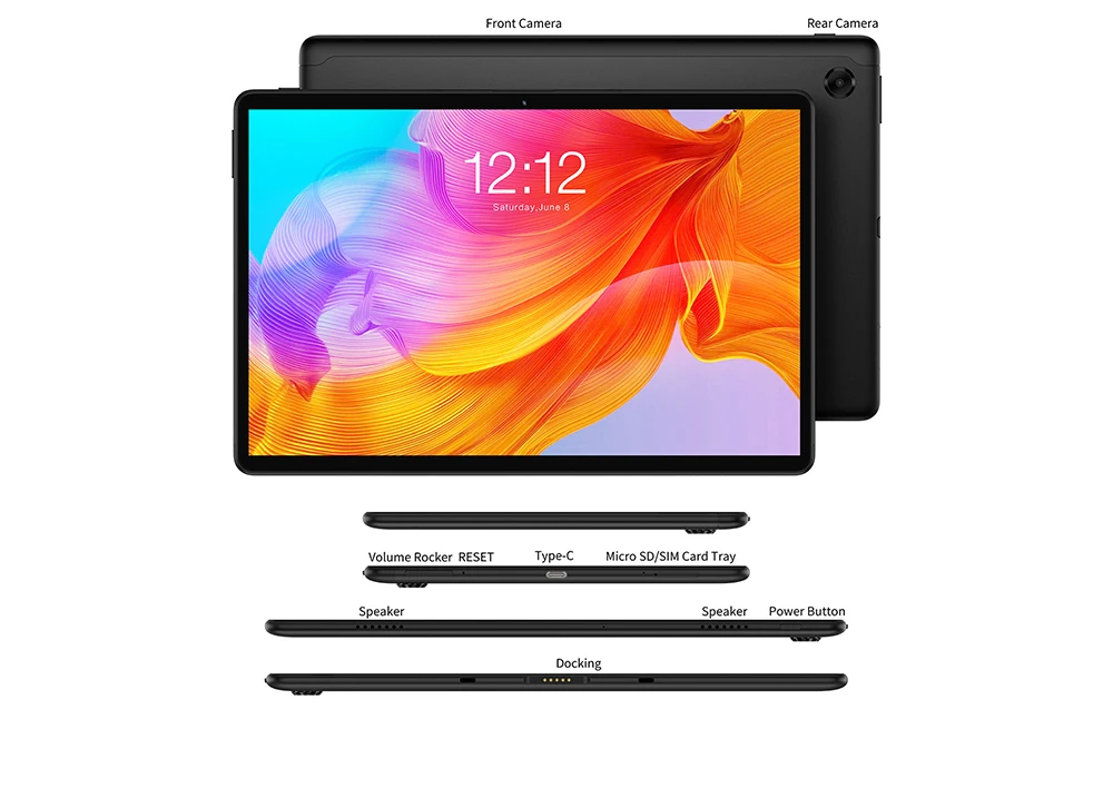 Newest tablet Teclast M40SE 10.1“ Android 10.0 tablet PC 4GB RAM 128GB ROM 5MP Camera Dual 4G Phone Call Bluetooth5.0 OTG Type-C
Newest tablet Teclast M40SE 10.1“ Android 10.0 tablet PC 4GB RAM 128GB ROM 5MP Camera Dual 4G Phone Call Bluetooth5.0 OTG Type-C