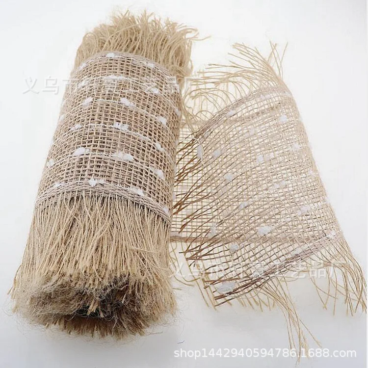 Burlap Hemp Rope Woven Mesh Christmas Decoration Net Cloth Gift Wrapping Decoration Hemp Cloth Hemp Rope 
Burlap Hemp Rope Woven Mesh Christmas Decoration Net Cloth Gift Wrapping Decoration Hemp Cloth Hemp Rope