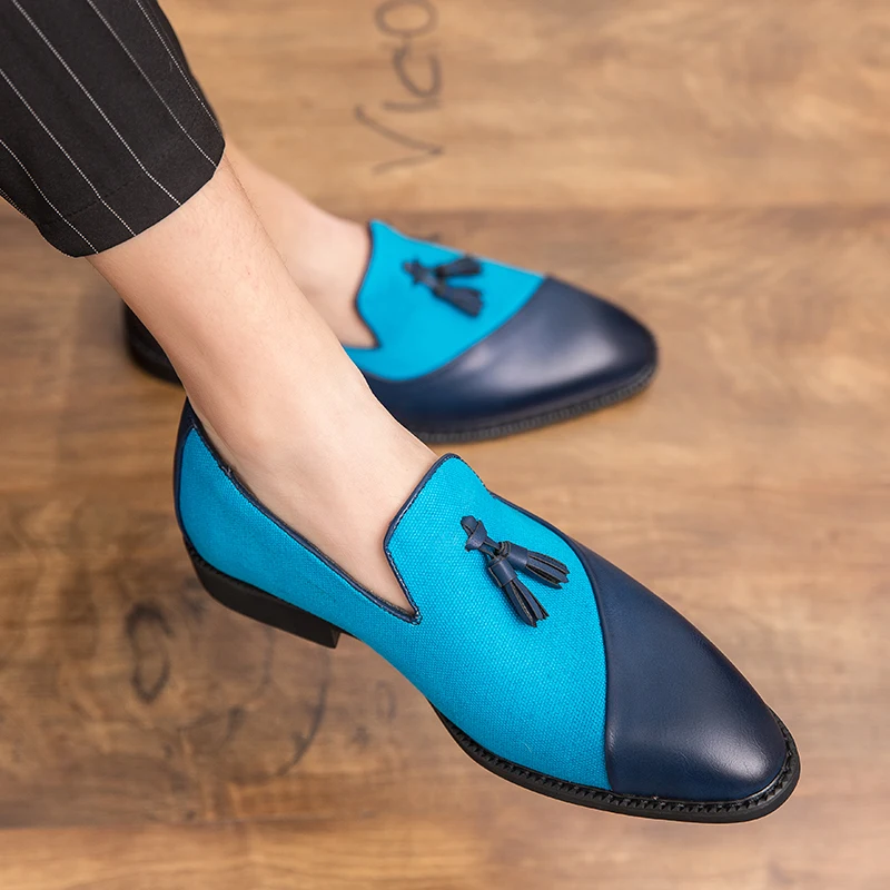 Semi-formal Hemp PU Leather Men's Suit Shoes Glamorous Blue Tassel Italian Graceful Man Dress Shoes Big Size 46 47 48
Semi-formal Hemp PU Leather Men's Suit Shoes Glamorous Blue Tassel Italian Graceful Man Dress Shoes Big Size 46 47 48
