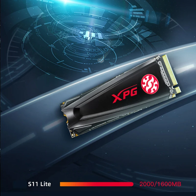 ADATA XPG GAMMIX S11 Lite PCIe Gen3x4 M.2 2280 NVME SSD 256 512 1 ТБ Внутренний твердотельный накопитель для