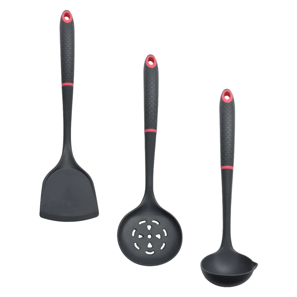 3Pcs Silicone Cookware Shovel Spoon Non-stick Cooking Supplies Kitchen Utensil (Grey)
3Pcs Silicone Cookware Shovel Spoon Non-stick Cooking Supplies Kitchen Utensil (Grey)