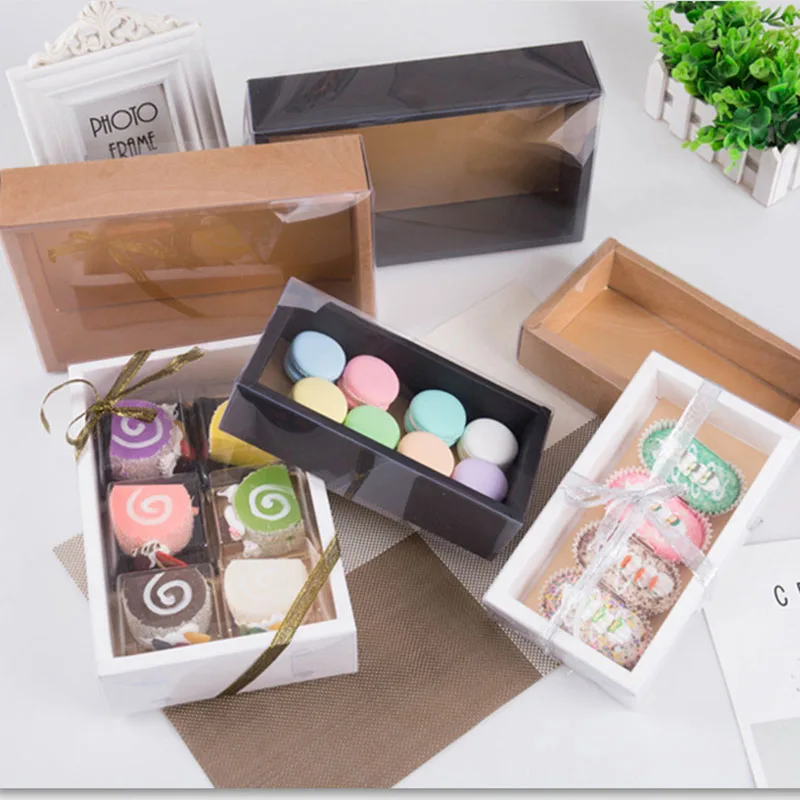 10pcs Kraft Paper Packing Box Transparent PVC Window Delicate Drawer Display Gift Box Wedding Cookie Candy Cake Boxes
10pcs Kraft Paper Packing Box Transparent PVC Window Delicate Drawer Display Gift Box Wedding Cookie Candy Cake Boxes