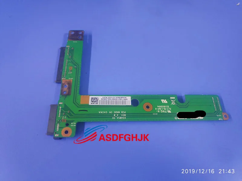 Оригинал для ASUS X540S X540SC X540SA плата IO HDD жесткий диск коннектор платы 100% идеальная