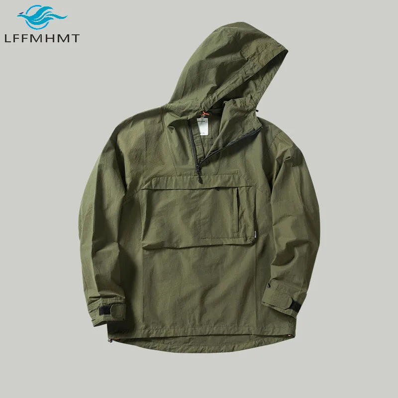 Men Fashion Solid Color Hooded Sweatshirt Casual Loose Cotton Multi Pockets Pullover Tops Autumn Trendy Wild Overalls Streetwear
Men Fashion Solid Color Hooded Sweatshirt Casual Loose Cotton Multi Pockets Pullover Tops Autumn Trendy Wild Overalls Streetwear
