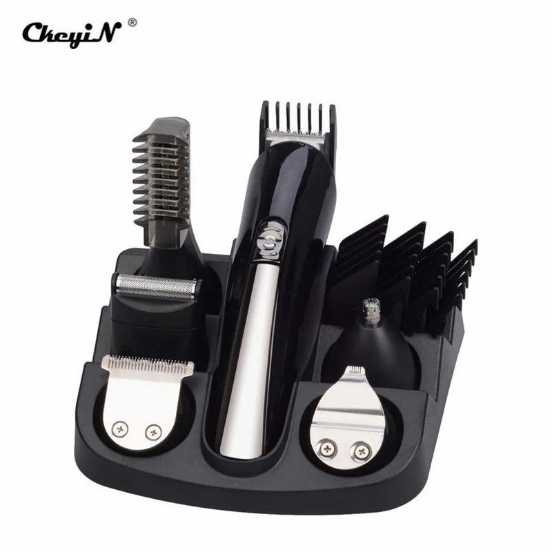 CkeyiN 6 In 1 Multifunctional Hair Clipper Rechargeable Hair Trimmer Nose Trimmer Electric Shaver Shaving Beard Razor Grooming
CkeyiN 6 In 1 Multifunctional Hair Clipper Rechargeable Hair Trimmer Nose Trimmer Electric Shaver Shaving Beard Razor Grooming
