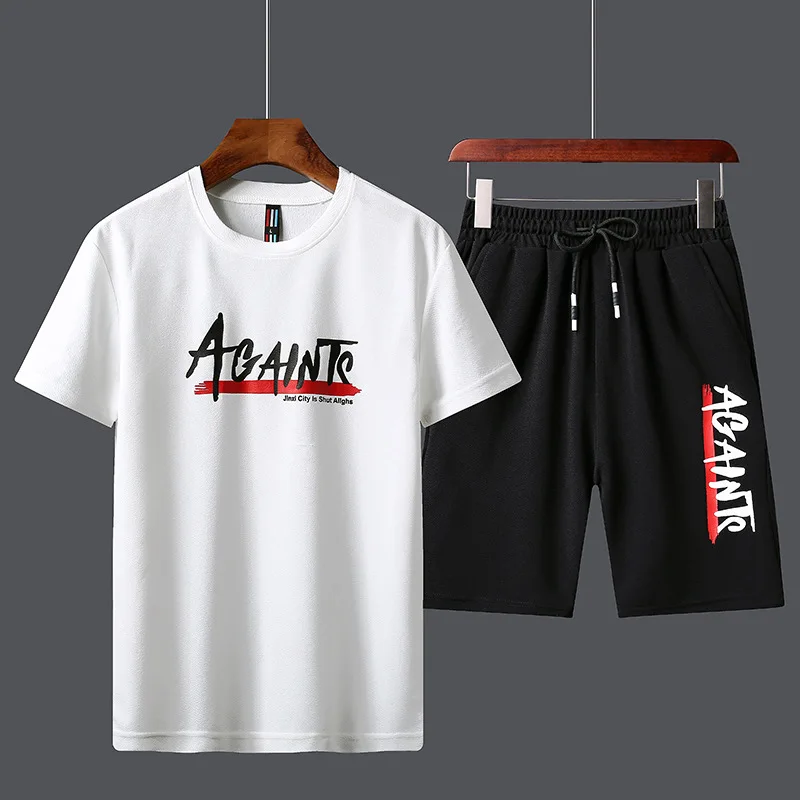 Men's Tracksuit Summer Clothes Sportswear Two Piece Set T Shirt Shorts Brand Track Clothing Male Sweatsuit Sports Suits Husband
Men's Tracksuit Summer Clothes Sportswear Two Piece Set T Shirt Shorts Brand Track Clothing Male Sweatsuit Sports Suits Husband