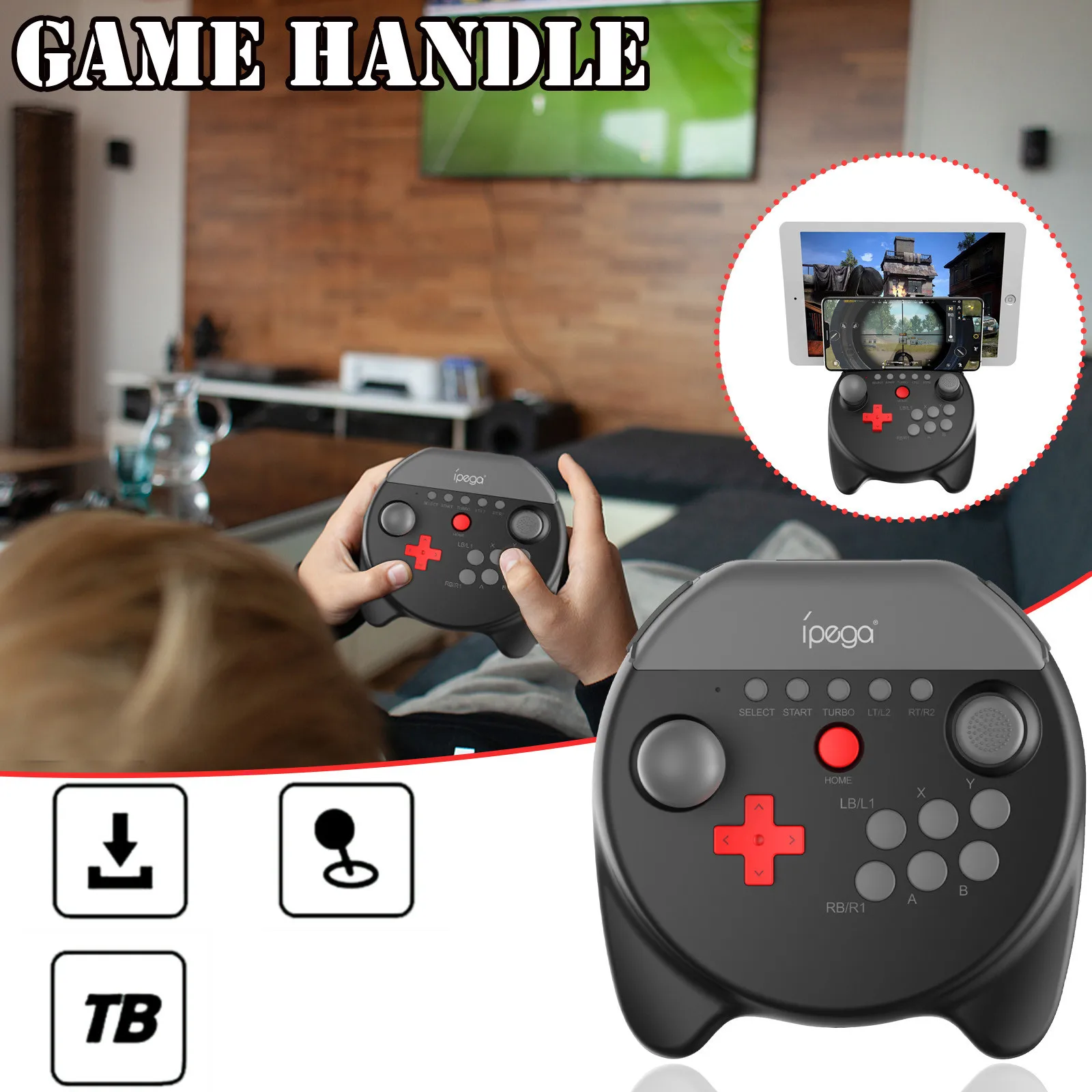 Wireless Handle With Double Rocker Joystick-Controller For N-Switch Support Andriod for operating games on N-S / P3 and computer
Wireless Handle With Double Rocker Joystick-Controller For N-Switch Support Andriod for operating games on N-S / P3 and computer