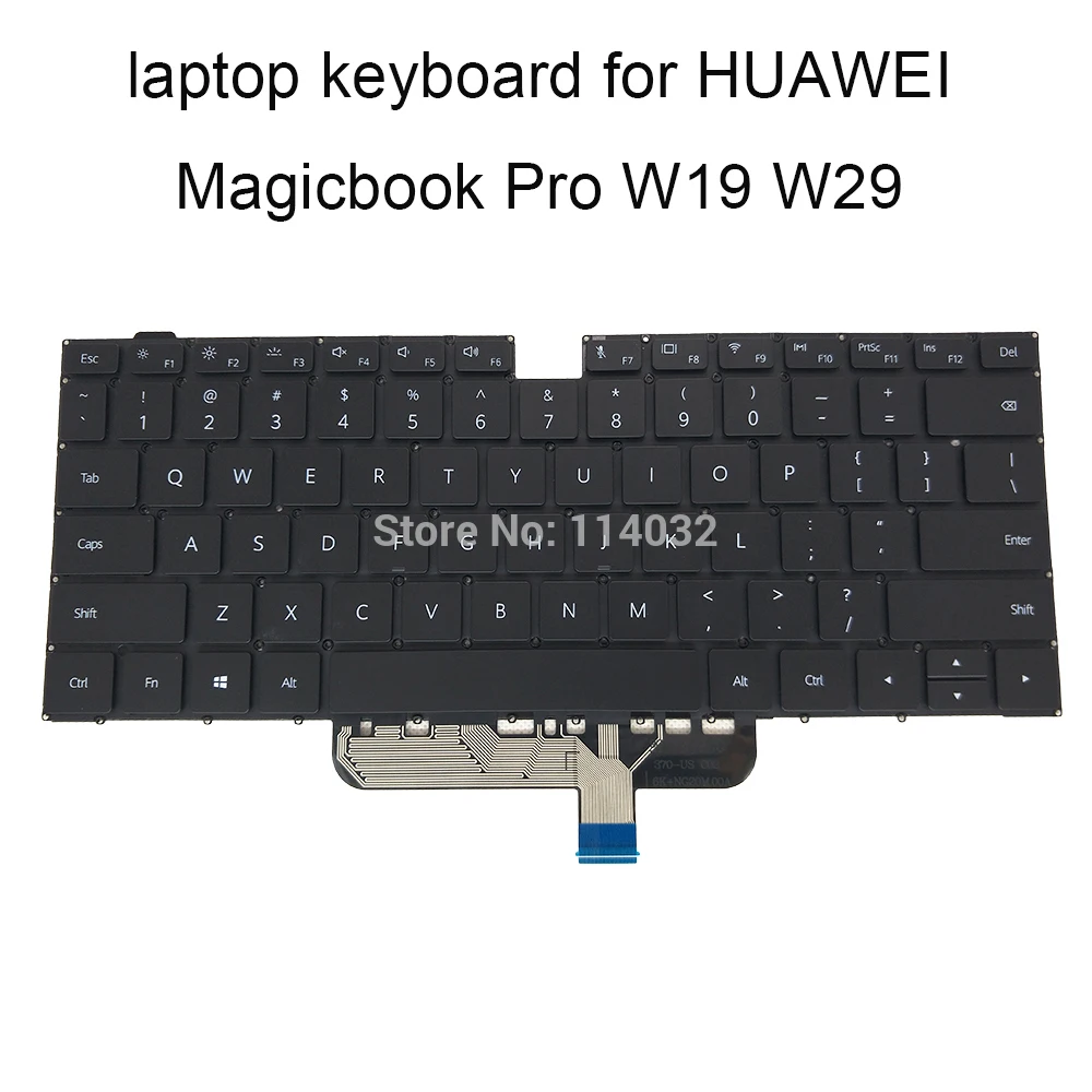 US English backlight keyboard for Huawei HBL-W19 MagicBook Pro HBL-W29 KLV-W29L black keyboards no frame NSK-370BQ 9Z.NG2BQ.001
US English backlight keyboard for Huawei HBL-W19 MagicBook Pro HBL-W29 KLV-W29L black keyboards no frame NSK-370BQ 9Z.NG2BQ.001