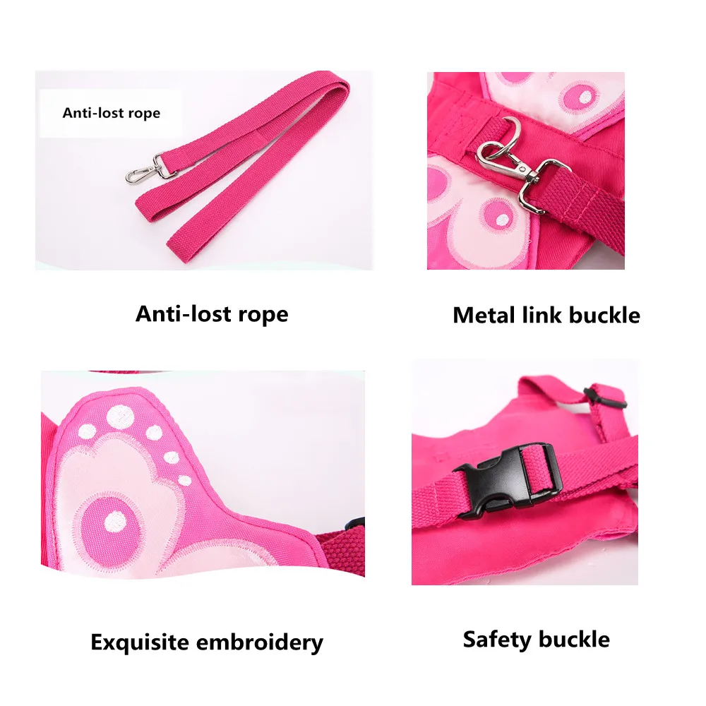 Aged 1-3 Toddler Backpack Anti-Lost Kids Baby Bag Cartoon Wings Children Backpacks Kindergarten School Bag Girls Mochila Escolar
Aged 1-3 Toddler Backpack Anti-Lost Kids Baby Bag Cartoon Wings Children Backpacks Kindergarten School Bag Girls Mochila Escolar