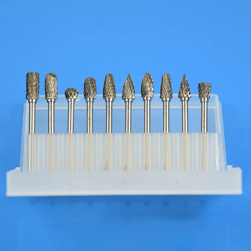 10Pcs Tungsten Steel Solid Carbide Burrs For Dremel Rotary Tool Machine Electric Drill Bit Bit Accessories
10Pcs Tungsten Steel Solid Carbide Burrs For Dremel Rotary Tool Machine Electric Drill Bit Bit Accessories