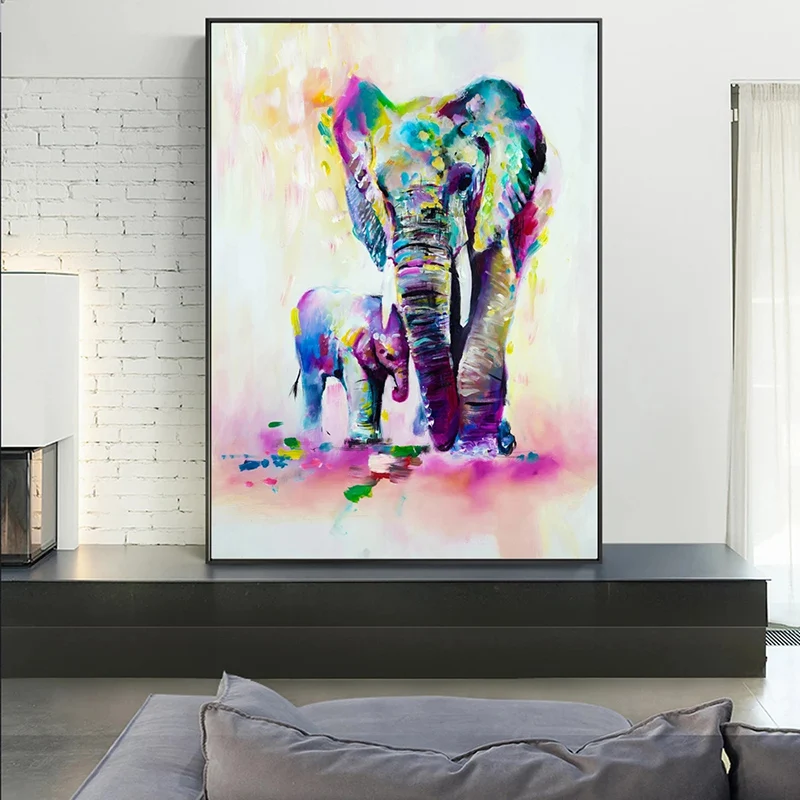 Watercolor Animals Canvas Art Wall Paintings Elephant and Deer Abstract Graffiti Art Prints Pop Art Wall Posters for Kids Room
Watercolor Animals Canvas Art Wall Paintings Elephant and Deer Abstract Graffiti Art Prints Pop Art Wall Posters for Kids Room